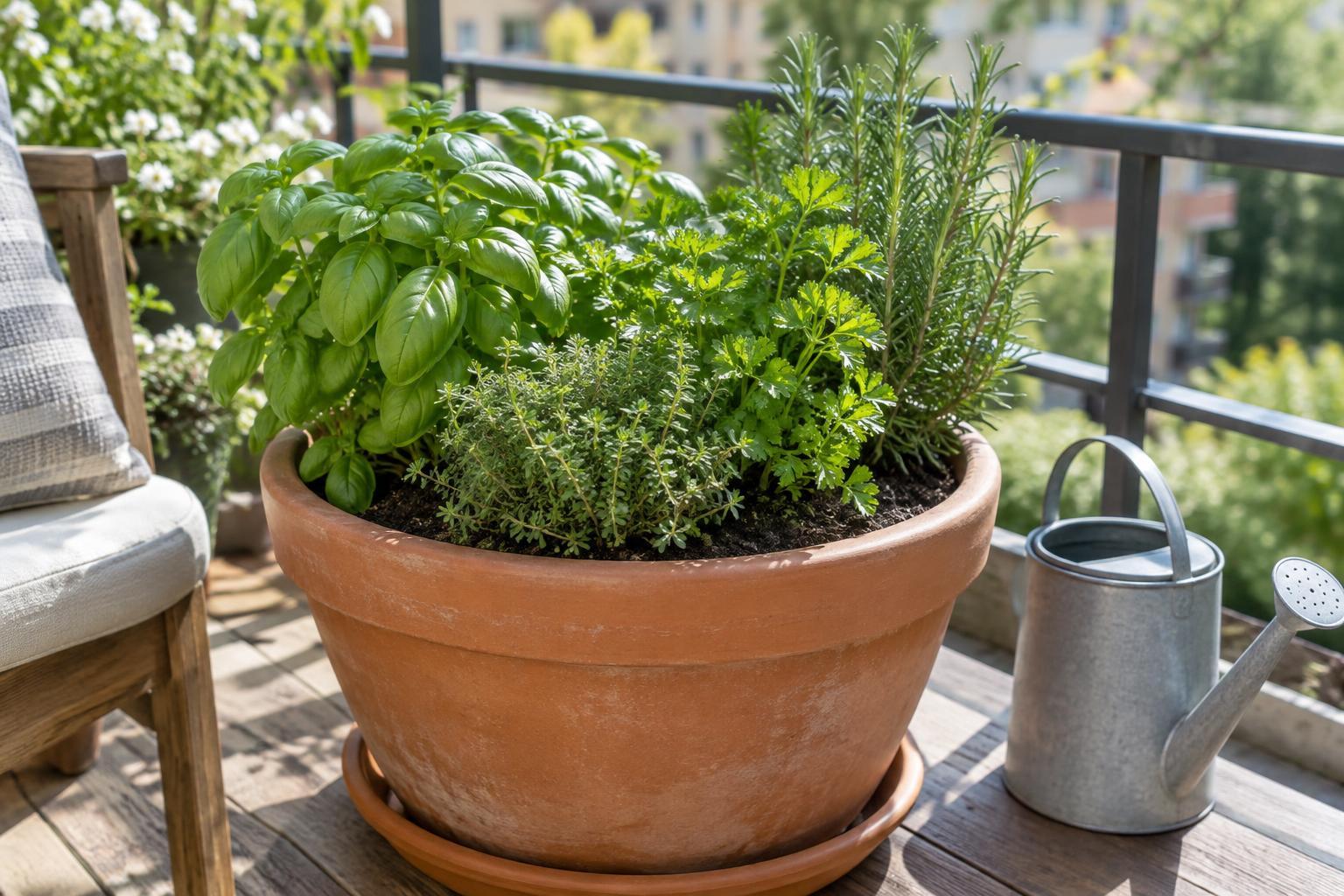 Grow Herbs in an Outdoor Container: A Simple Guide to Drainage, Sunlight, and Watering